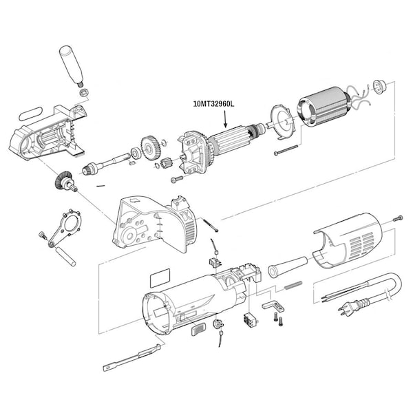 Monti Bristle Blaster Rotor 3200 Rpm – 120-Volt 10MT32960L